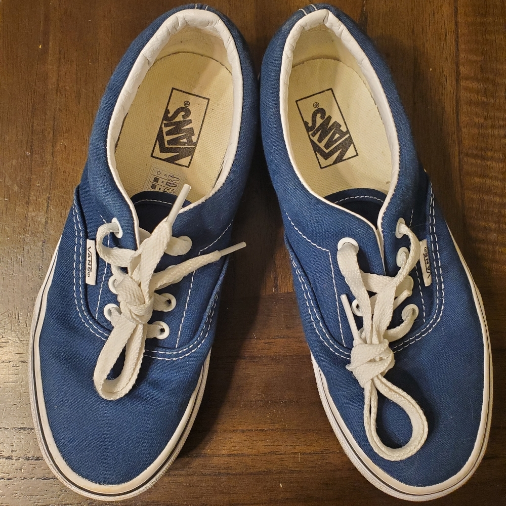 Kids size 3 blue vans